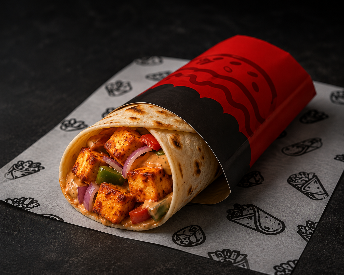 Paneer Tikka Wrap