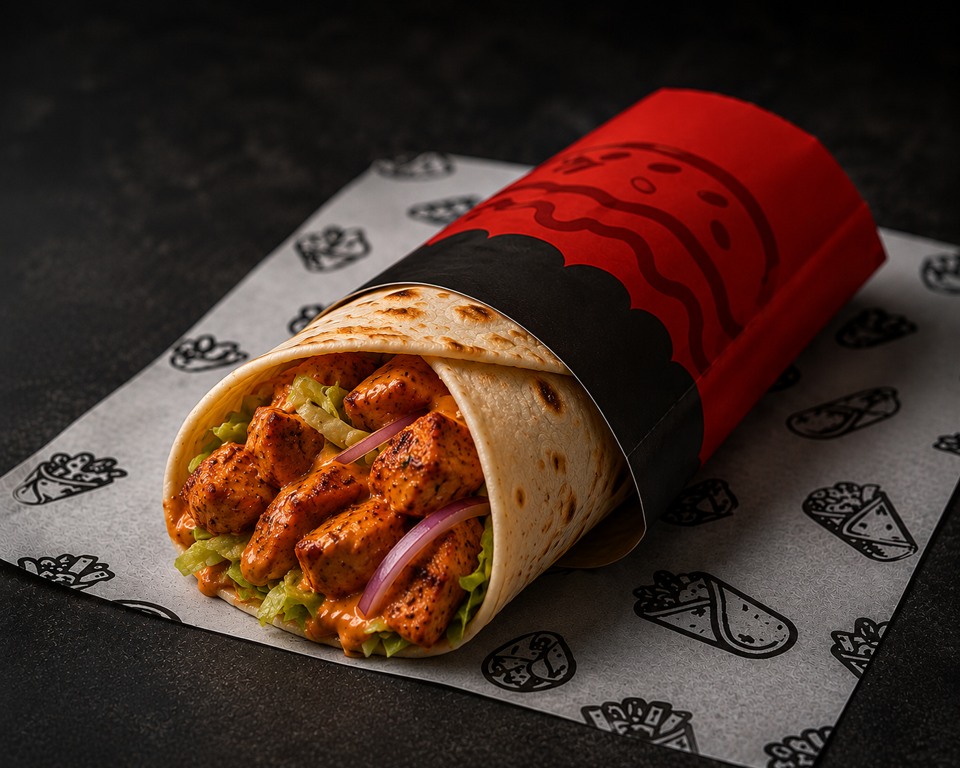 Spicy Chicken Wrap